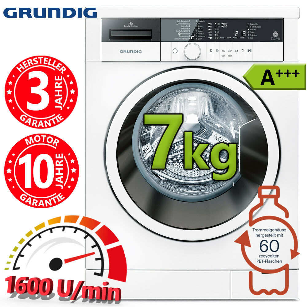 Bild zu 7 kg Waschmaschine Grundig GWN 37631 für 299,90€ (Vergleich: 459€)