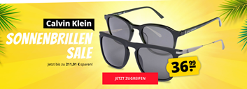 Bild zu SportSpar: verschiedene Calvin Klein Sonnenbrillen für je 36,99€ zzgl. 3,95€ Versand
