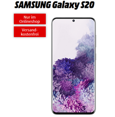 Bild zu [Top] SAMSUNG Galaxy S20 für 77€ mit 10GB LTE Datenflat und Sprachflat im Vodafone Netz für 24,99€/Monat