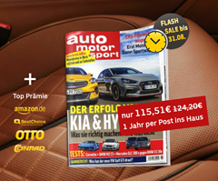 Bild zu [letzte Chance] Jahresabo der Zeitschrift “auto motor und sport” für 115,51€ + bis zu 110€ Prämie