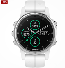 Bild zu Garmin Damen Smartwatch fenix® 5S Plus Sapphire Weiß für 399,20€ (VG: 488,50€)