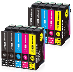 Bild zu Hicorch Ersatzpatronen für Epson Drucker (4 Schwarz, 2 Cyan, 2 Magenta, 2 Gelb) für 8,64€