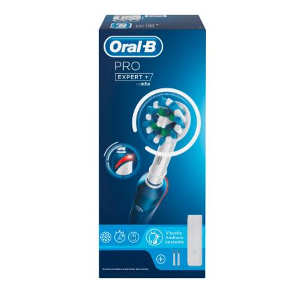 Bild zu ORAL-B PRO 2000 N EXPERT elektrische Zahnbürste + Reiseetui + 2 x Cross Action Bürstenkopf für 37,50€ (VG: 68,14€)