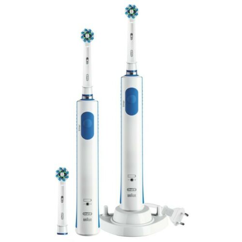 Bild zu Elektrische Zahnbürste Oral-B Pro 600 im Doppelpack für 42,77€ (Vergleich: 49,99€)