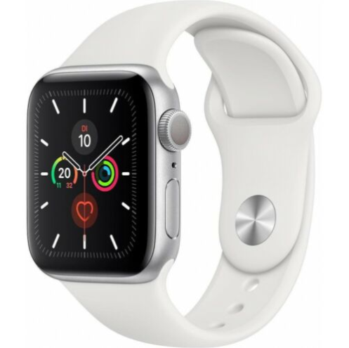 Bild zu Apple Watch Series 5 (GPS) 40mm Aluminium silber mit Sportarmband weiß oder space-grey (US-Ware) für 359,91€ (VG: 393,99€)