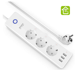 Bild zu Gosund smarte WLAN Steckdosenleiste mit USB (mit Alexa und Google Home Sprachsteuerung) für 20,79€