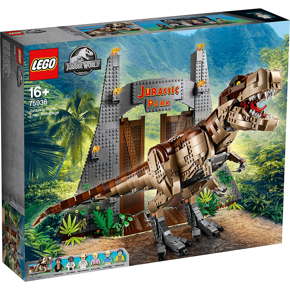 Bild zu Lego Jurassic World Jurassic Park T-Rex‘ Verwüstung (75936) für 203,94€ (Vergleich: 225,44€)