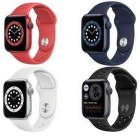 Bild zu Apple Watch 6 GPS 44mm Nike und weitere Modelle für je 402,66€ oder 40mm Modelle für 376,33€