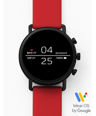 Bild zu Skagen Falster 2 Smartwatch mit Silikonarmband für je 79,20€ (Vergleich: 148,93€)