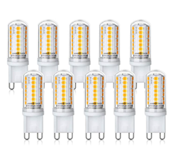 Bild zu LAMBOTHER 10er Pack G9 LED Lampen (4W, 450LM, Warmweiß) für 11,89€
