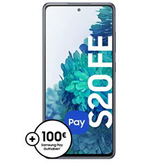 Bild zu [geht noch] Samsung Galaxy S20 FE für 9€ mit 20GB LTE Datenflat und Sprachflat/SMS Flat im o2 Netz für 23,99€/Monat + 100€ Samsung Pay Guthaben