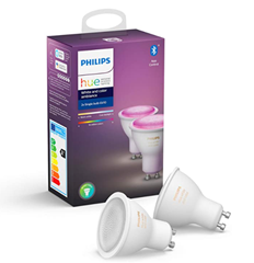 Bild zu Amazon.uk: Philips Hue White and Color Ambiance GU10 5,7W (40W) Bluetooth Doppelpack für ~56,01€ (Vergleich: 70,18€)