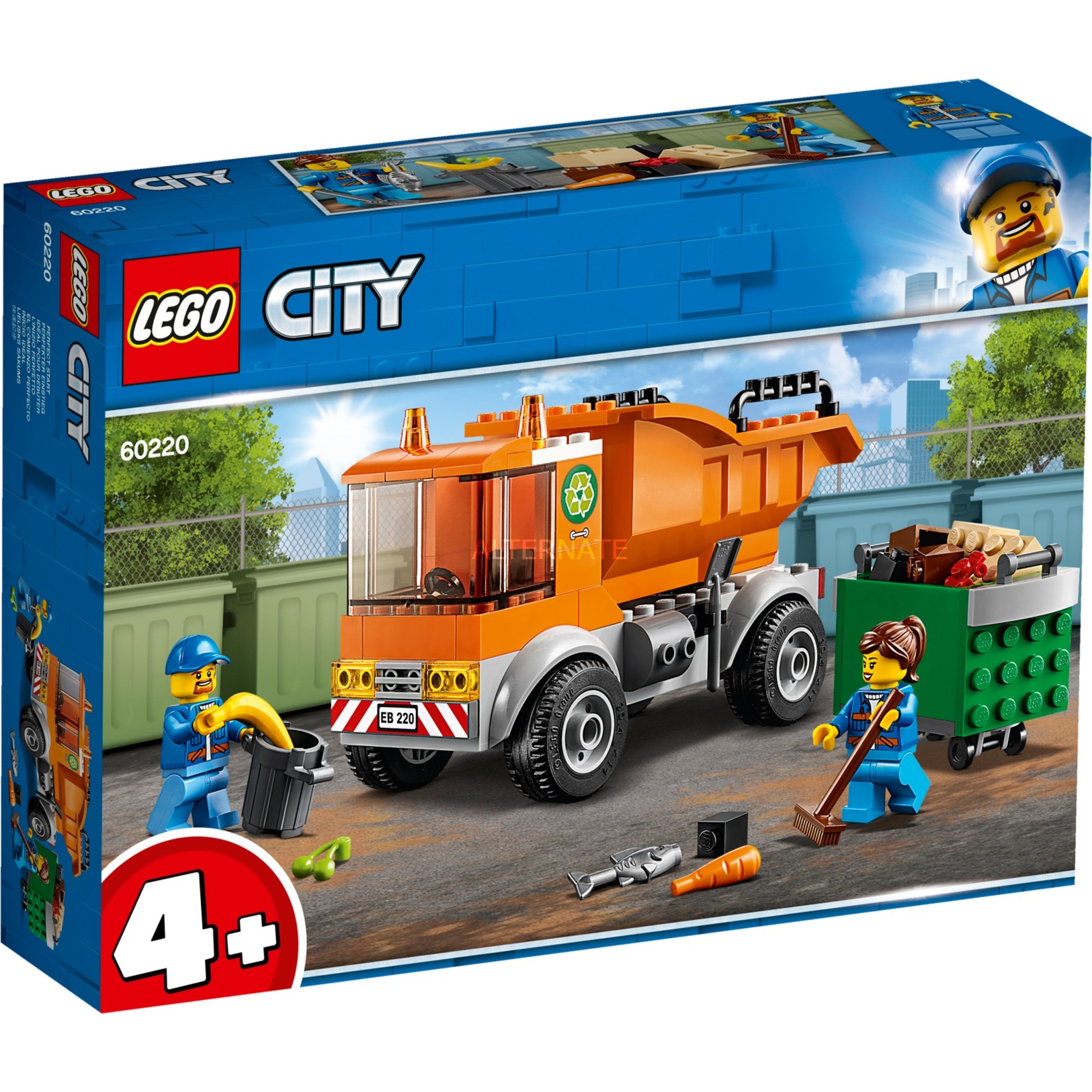Bild zu Lego City Müllabfuhr (60220) für 10,99€ (Vergleich: 16,89€)