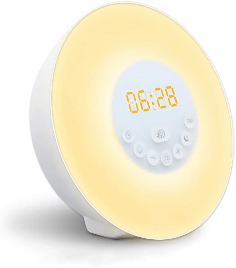Bild zu GLIME LED Wake-up Light Wecker für 16,55€