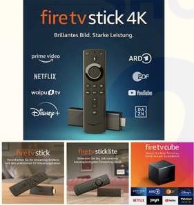 Bild zu Amazon Alexa Produkte zu Bestpreisen – z.B. Amazon Fire TV Stick 4K für 29,23€ & 2 Monate Zattoo Ultimate gratis