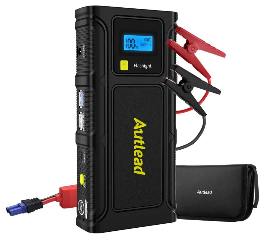 Bild zu AUTLEAD Starthilfe Powerbank 1000A 12000mAh (12V Auto-Starthilfe mit USB Quick Charge 3.0) für 39,89€