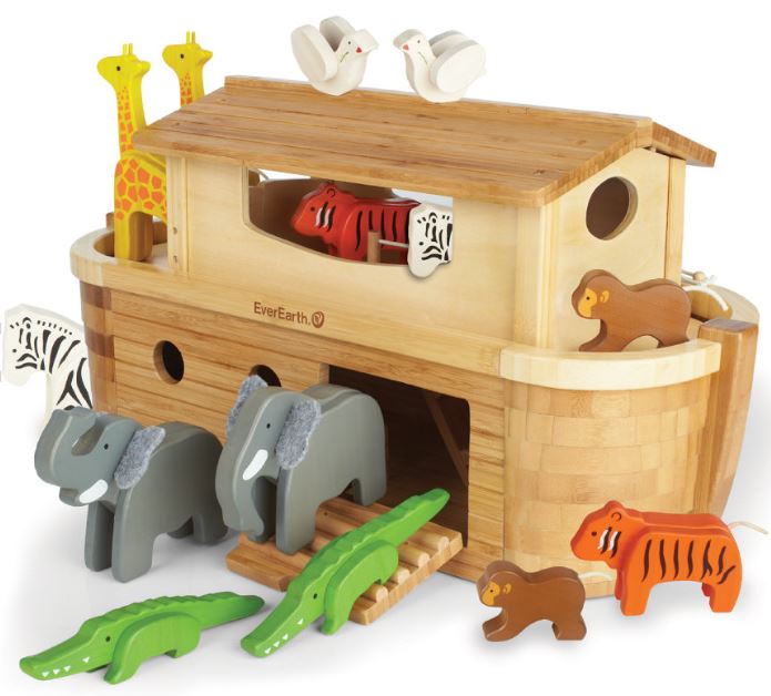Bild zu EverEarth – Große Arche Noah (Holzspielzeug-Set) für 76,99€ (VG: 100,98€)