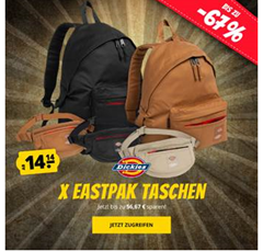 Bild zu Dickies x Eastpak EP1 Rucksack in 2 Farben für je 28,28€ zzgl. 3,95€ Versand