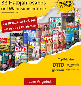 Bild zu Leserservice Deutsche Post: 33 Halbjahresabos mit guten Prämien