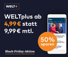 Bild zu 50% Rabatt: WELTplus für 4,99€ (Premium = 9,99€/Monat)