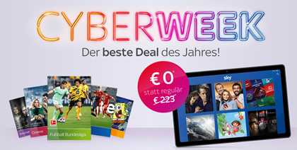 Bild zu Sky Komplett für 45€/Monat im Jahresabo inklusive gratis Samsung Tablet