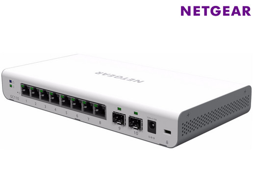 Bild zu Netgear Switch PoE 8-Port + 2x SFP für 55,90€ (Vergleich: 89,99€)