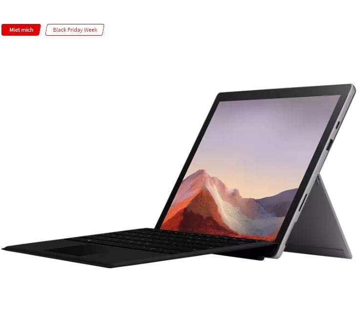 Bild zu Microsoft Surface Pro 7 i5 8GB/256GB grau für 876,77€ (VG: 1049,99€)