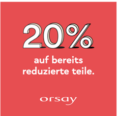 Bild zu Orsay: 20% Extra Rabatt auf bereits reduzierte Artikel