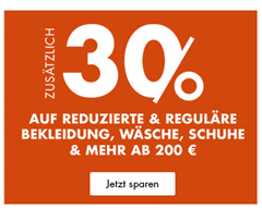 Bild zu Galeria: 30% Rabatt auf reduzierte und nichtreduzierte Bekleidung, Wäsche, Schuhe und Mehr ab 200€ Bestellwert