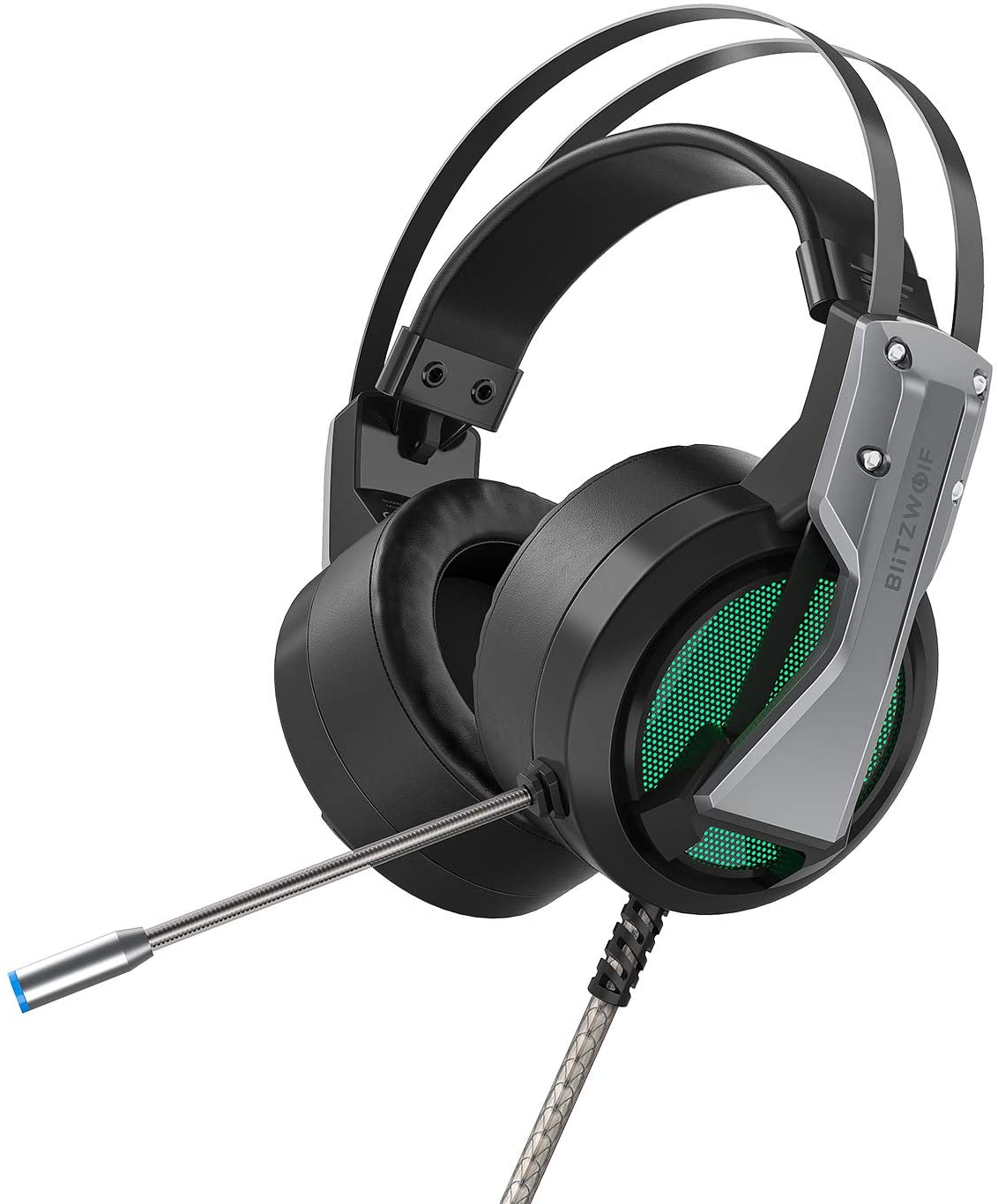 Bild zu 7.1 Surround Sound BlitzWolf Over-Ear Gaming Headset mit Geräuschunterdrückung für 25,89€