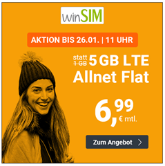 Bild zu Sim.de: o2-Netz mit 5GB LTE Datenflat, SMS und Sprachflat für 6,99€/Monat – optional ohne Mindestvertragslaufzeit