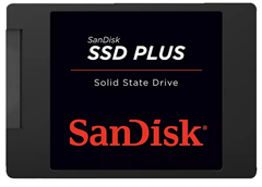 Bild zu SANDISK SSD Plus Festplatte, 1 TB, SSD, 2,5 Zoll, intern für 59€ (VG: 75,64€)