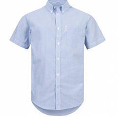 Bild zu SportSpar: BRUTUS JEANS Kurzarm Hemd 10006 Blue Pin Stripe für 10,61€ inkl. Versand (Vergleich: 16,94€)