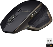 Bild zu Logitech MX Master kabellose Maus (Bluetooth/2.4 GHz, 1000 DPI Sensor, Wiederaufladbarer Akku, 5 Tasten) für 54,99€ (VG: 64,77€)