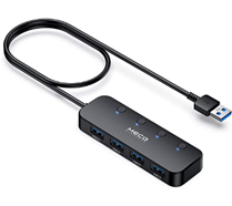 MECO ELEVERDE USB 3 0 Hub, 4 Ports USB Verteiler mit Amazon de Computer Zubehör