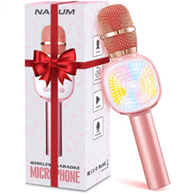 NASUM Bluetooth Mikrofon mit LED Laternenpfahl Amazon de Elektronik