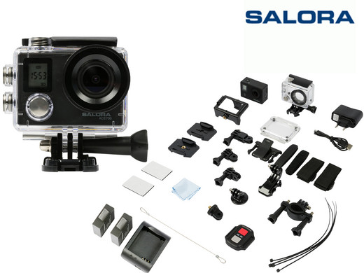 Bild zu Action-Kamera Salora ACE700 für 45,90€ (Vergleich: 78,94€)