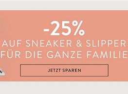 Bild zu mirapodo: 25% Rabatt auf Sneaker und Slipper + kostenlose Lieferung