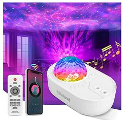 Bild zu Elfeland Sternenlicht Projektor mit Fernbedienung und Bluetooth Lautsprecher für 19,79€