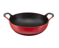 Bild zu Le Creuset Pfanne „Balti Dish“, hochwertig, Durchmesser 24 cm, 2,7 l in Rot für 99,99€ (VG: 132,05€)