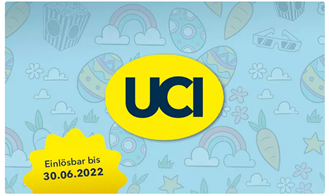 Bild zu Groupon: UCI Kinotickets ab 6,80€ pro Ticket