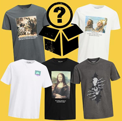 Bild zu Jack & Jones Mystery Box mit 10 T-Shirts für 50€ oder mit 15 Shirts für 70€