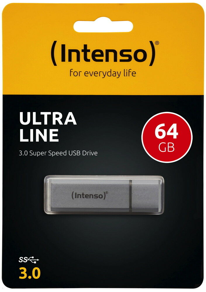Bild zu 64 GB USB-Speicherstick Intenso Ultra Line (USB 3.0) für 7,77€ (Vergleich: 9,49€)