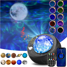 SOLMORE LED Starry Sky Projector, Planet Projector, Starlight Projector, 10 Planet Projections, LED S[...]