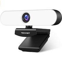 Bild zu TECKNET Full HD Webcam mit Ringlicht & Dual Mikrofon für 19,99€ inkl. Versand