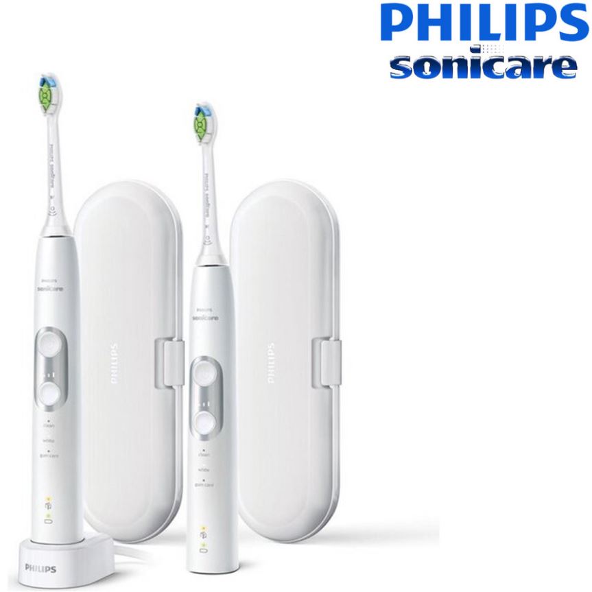 Bild zu Philips Sonicare ProtectiveClean 6100 im Doppelpack für 135,90€ (VG: 193,13€)