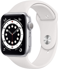 Bild zu [Prime Day] Apple Watch Series 6 Weiß (GPS, 44 mm, Aluminiumgehäuse) für 369€ (VG: 411,84€)