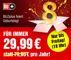 Bild zu BILDplus Geburtstags-Knaller: für immer 29,99€ pro Jahr (statt 79,90€) – effektiv 2,50€ pro Monat