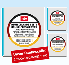 Bild zu Deutsche Post Leserservice mit 15% Rabatt auf alle Zeitschriftenabos, so z.B. Jahresabo Hörzu für 106,08€ mit bis zu 105€ Prämie