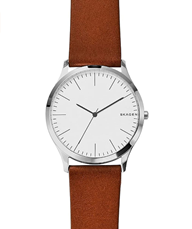 Skagen Herren Analog Quarz Uhr mit Leder Armband SKW6331 Amazon de Uhren